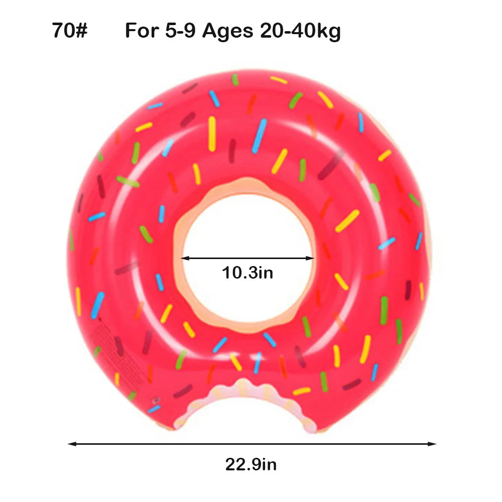 Aro de Natación Hinchable Reforzado, Tubo de Natación Duradero para Niños, Adolescentes y Adultos, Flotador para Piscina Ideal para Diversión de Verano en el Parque Acuático o la Playa