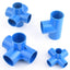 PVC Straight Elbow Tee 4-Way Cross Garden Water Connectors Aquarium Water Pipe Fittings 5-Way Joint