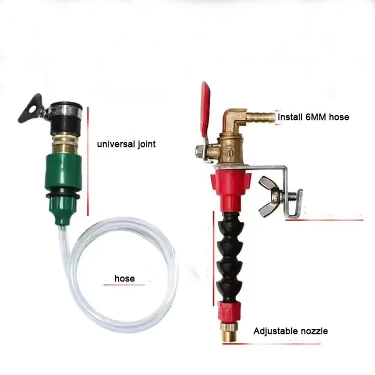 Pulvérisateur d'eau anti-poussière pour machines à découper les carreaux de brique et de marbre - Système de brumisation du liquide de refroidissement