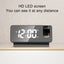Sveglia con Proiezione LED a Rotazione di 180° con USB e Proiettore da Soffitto