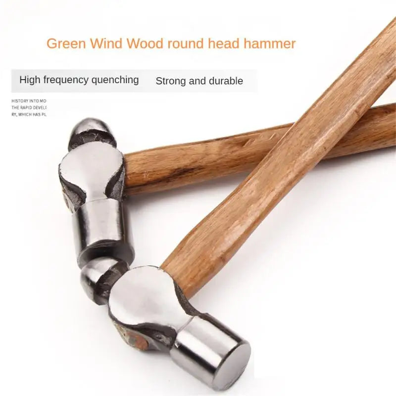 Kugelhammer aus Kohlenstoffstahl und stoßfester Holzgriff