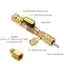 HVAC Valve Core Remover Installer Tool: R410A/R22 Schrader Valve Core Removal for 1/4" & 5/16" Dual Size Port