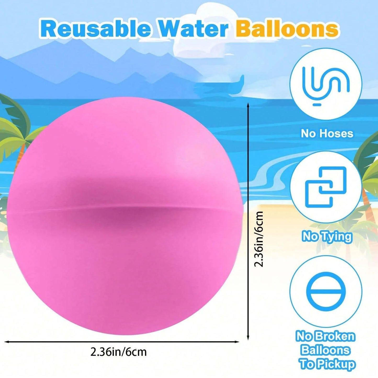 Reusable Silicone Water Balloons – Perfect for Summer Fun