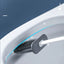 Toilettenbürste aus Silikon, Reinigungsbürste, flacher Kopf, flexibel, zur Wandmontage, Toilettenschüssel-Reiniger, Bürstenhalter-Set für WC, Badezimmer