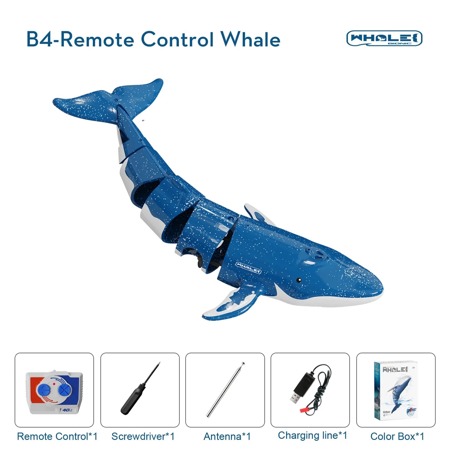 Spray Water RC Shark – Electric Remote Control Toy