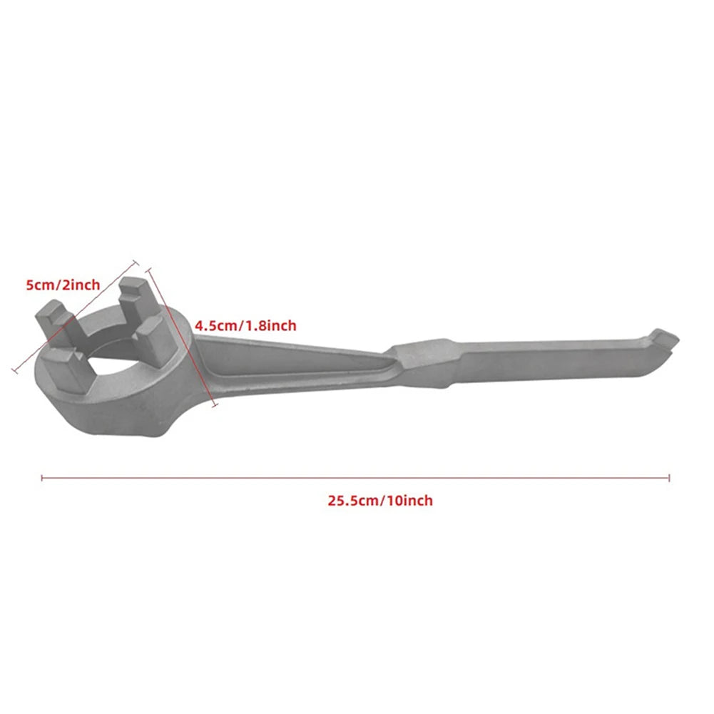 Leichter Spundschlüssel aus Aluminium (passend für verschiedene Fassstopfen)