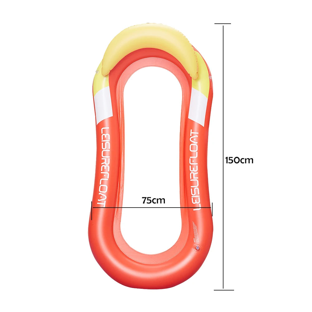 Water Hammock Inflatable Pool Float Lounge Chair