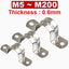 10 sztuk obejma gardłowa na wąż do jazdy konnej, zapięcia zaciskowe hydrauliczne, klamra siodłowa M5-M100 5mm-100mm 304 stal nierdzewna