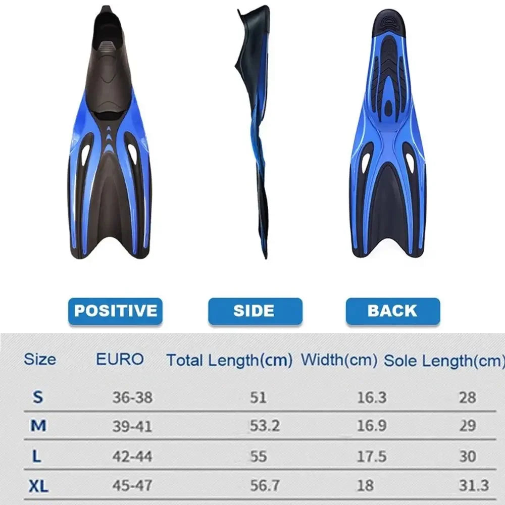 Aletas de natación para adultos aletas de buceo flexibles de TPR antideslizantes equipo de snorkel para entrenamiento en piscina playa deportes acuáticos