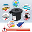 Tragbare elektrische Luftpumpe 160 W AC/DC zum Aufpumpen/Entleeren von Luftmatratzen, Schlauchbooten, Schwimmbecken und Campingausrüstung