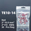 Terminale a Doppio Filo Isolato Terminale a Blocco Doppio Filo Ferrule Rame Puro Doppio Tubo Connettore a Pressione Fredda per Cavo da 0.5-10mm2