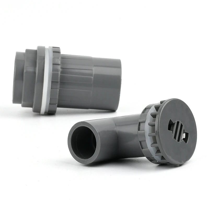 PVC Pipe 90° Elbow Direct Connectors Aquarium Overflow Joints Garden Irrigation Inlet Outlet Drain Fitting
