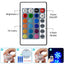 10Leds RGB LED Underwater Light Submersible Night Lamp Battery Party Lighting
