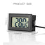 Mini thermomètre numérique LCD avec sonde étanche, de -50 °C à 110 °C, pour aquarium, voiture, bain-marie, testeur de température avec capteur intégré