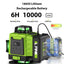 Nivel Laser Professioneller Laser Level 12/16 Linien Automatische 360 ​​° Selbstnivellierende Laser Levels Horizontale Vertikale Levels Werkzeuge