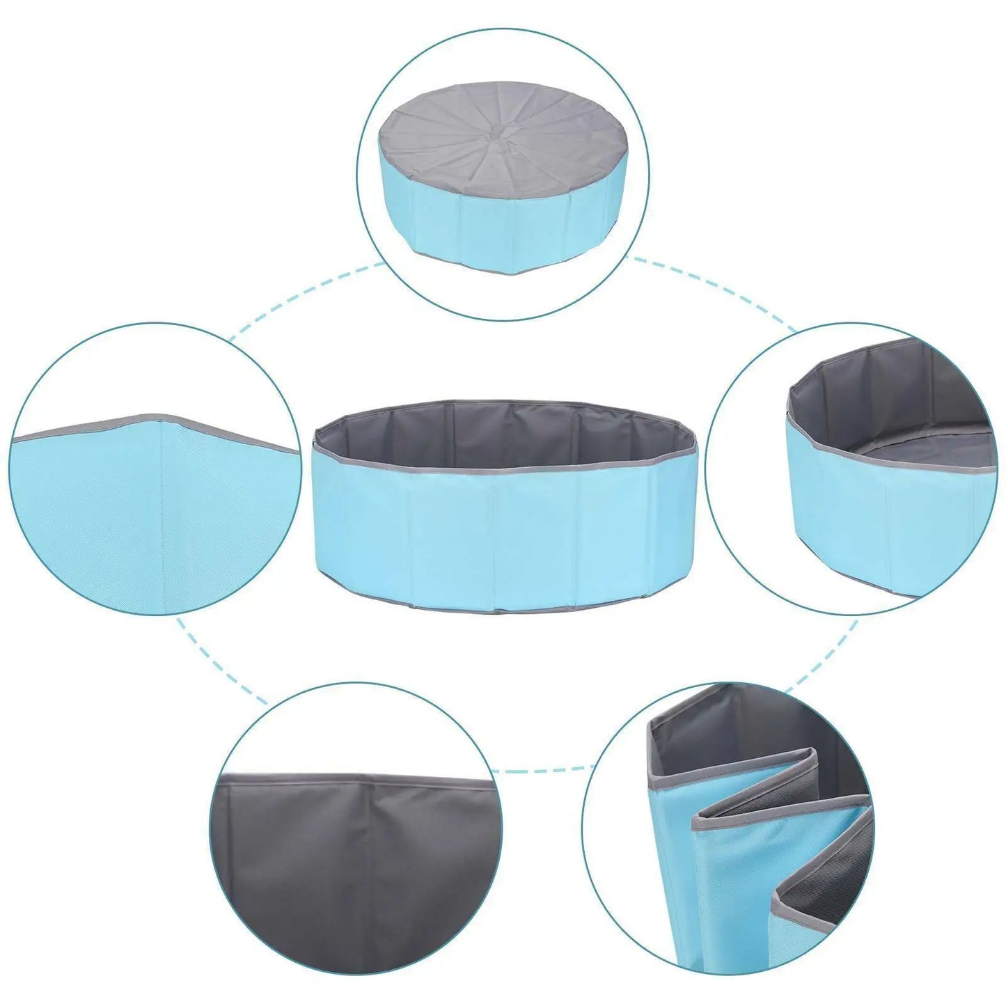 Foldable Dry Pool Infant Ball Pit Ocean Ball Playpen For Baby Ball Pool Playground Toys