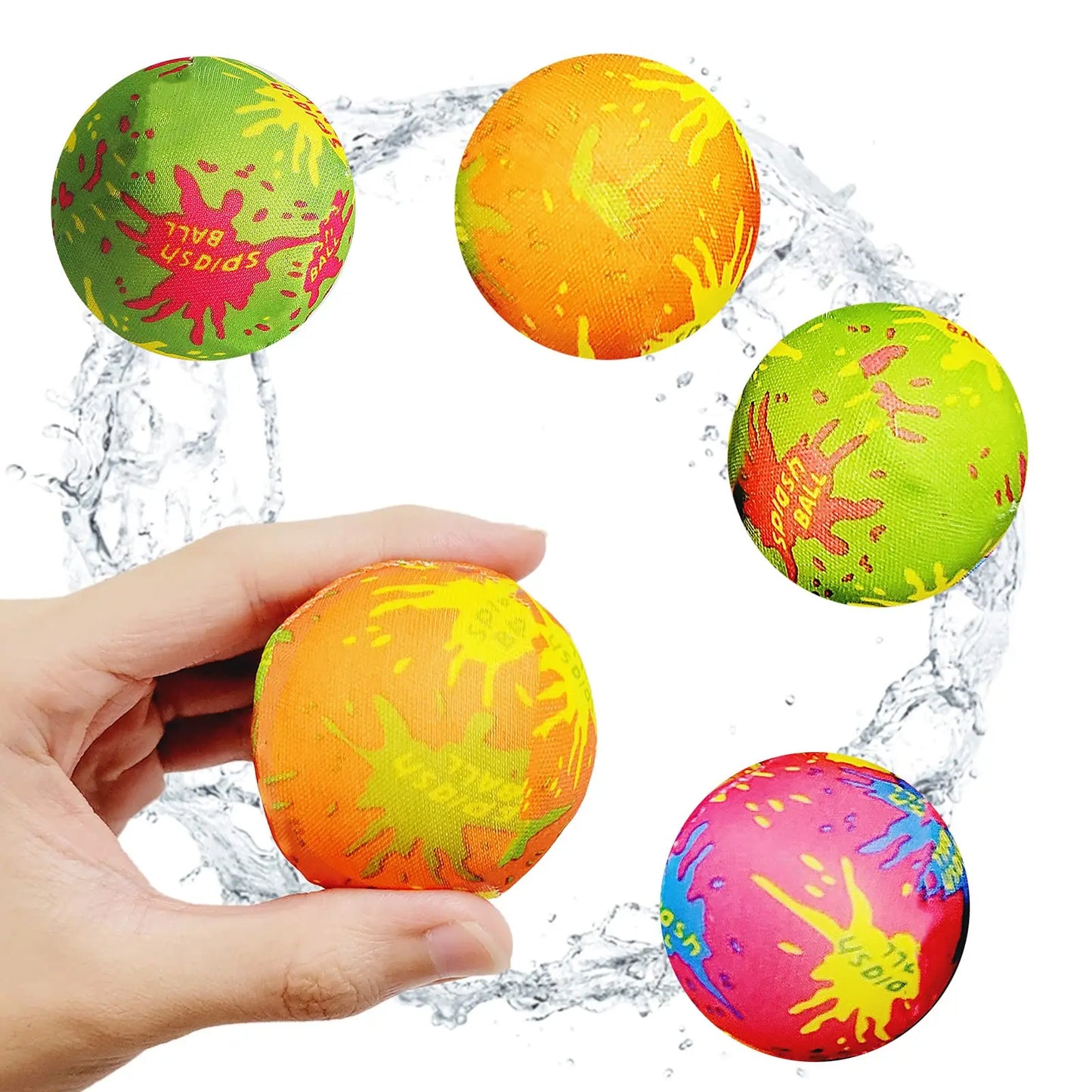 Ballons d'eau réutilisables, 10 à 100 pièces, balles absorbantes pour enfants, jouets anti-stress pour fêtes à la piscine en été