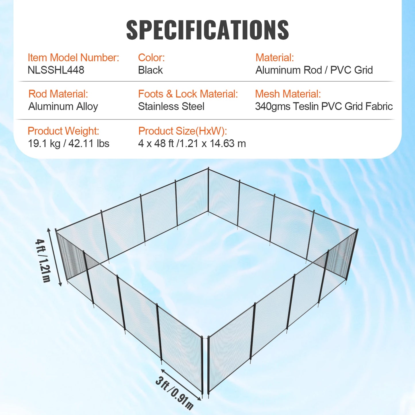 Pool Fence Pool Fences for Inground Pools Removable Protects Kids and Pets