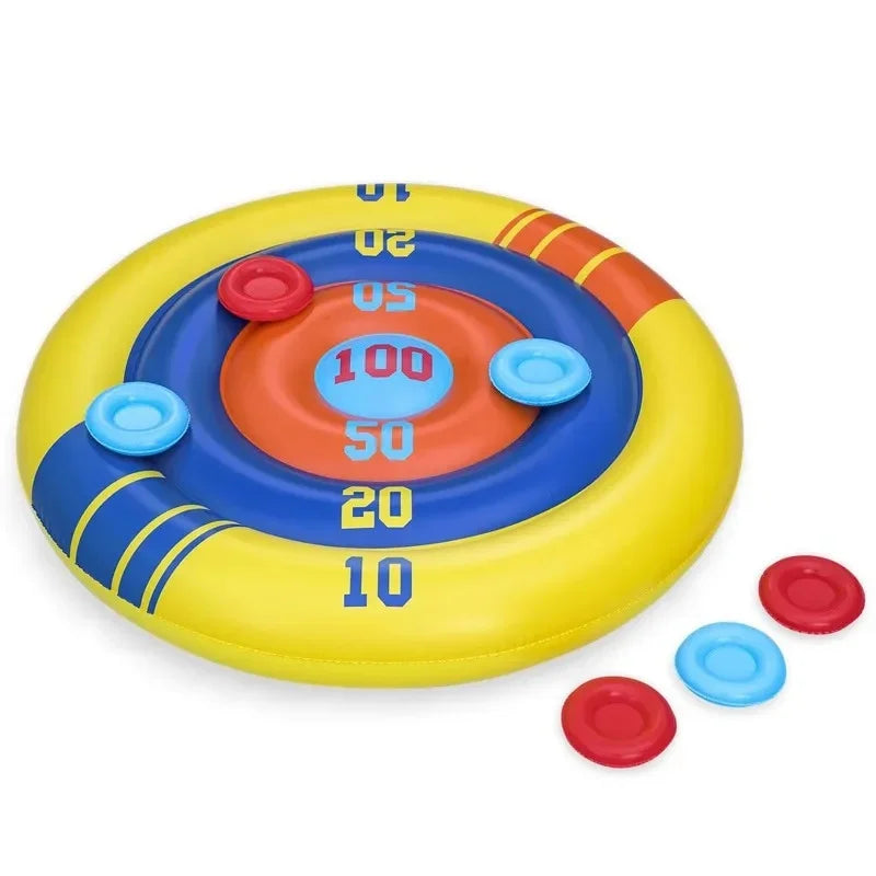 Inflatable Basketball Stand with Interactive Water Game for Kids and Adults