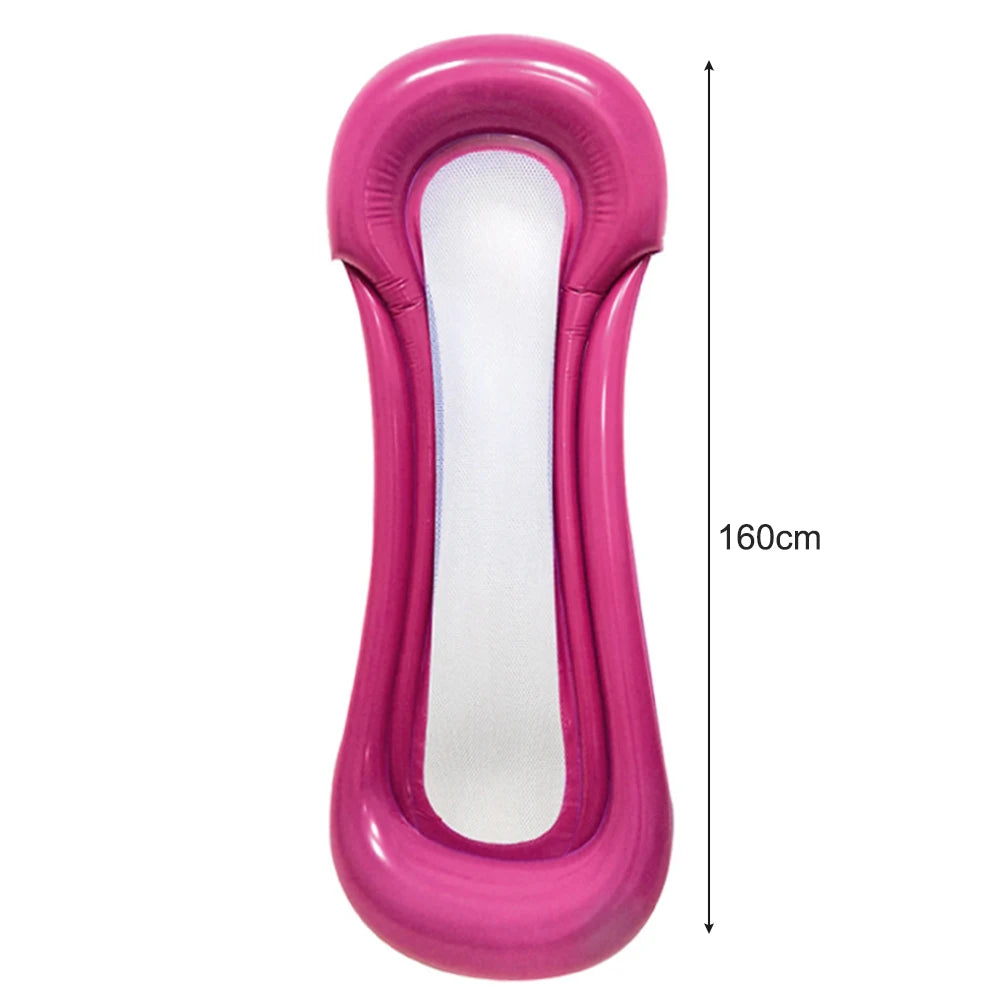 Water Hammock Inflatable Pool Float Lounge Chair
