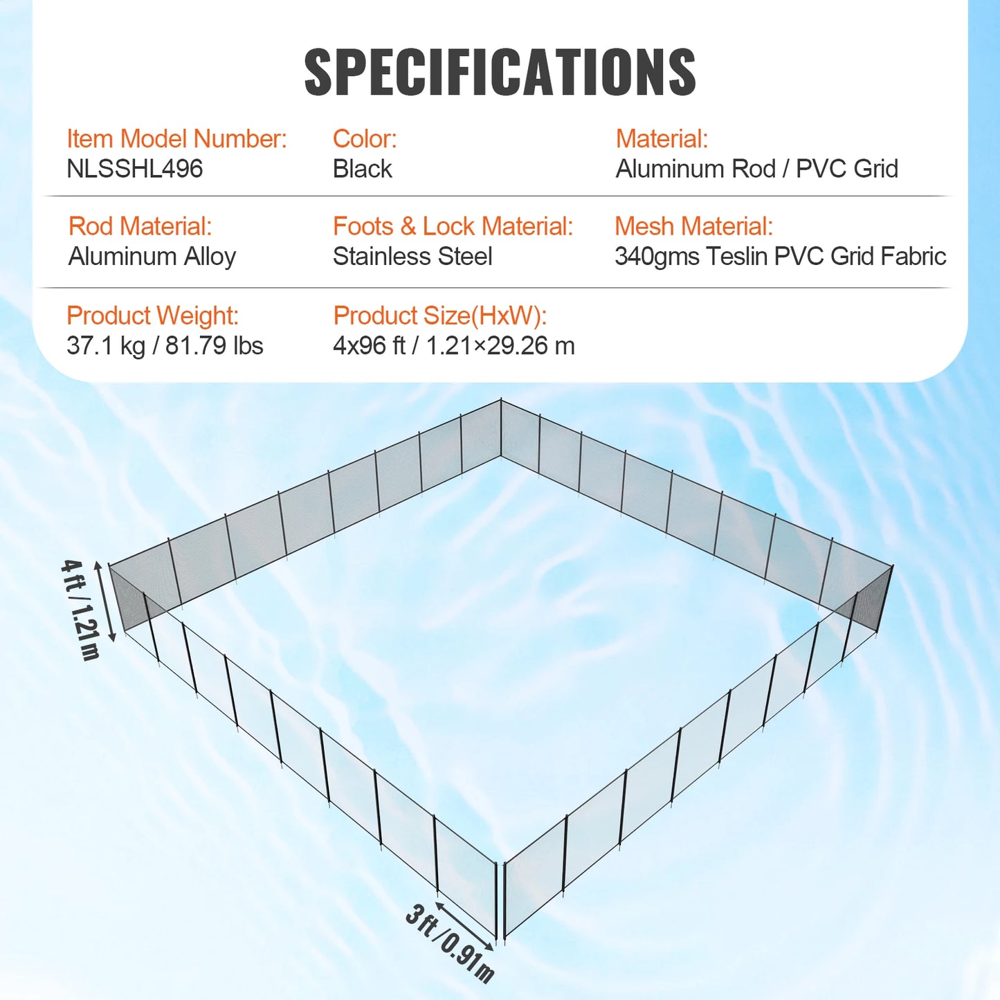 Pool Fence Pool Fences for Inground Pools Removable Protects Kids and Pets