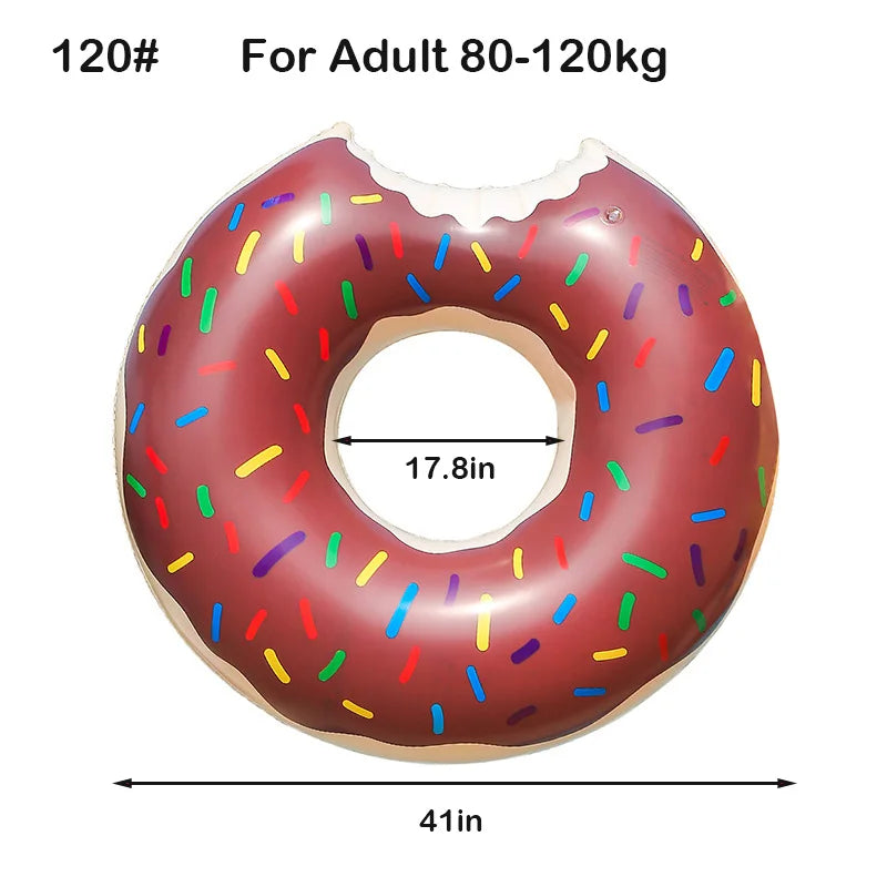 Aro de Natación Hinchable Reforzado, Tubo de Natación Duradero para Niños, Adolescentes y Adultos, Flotador para Piscina Ideal para Diversión de Verano en el Parque Acuático o la Playa