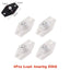 4Pcs Furniture Casters Wheels Heavy Duty Ball Pulley Self Adhesive Stainless Steel 360° Rotation Universal Wheel Load 20/200Kg