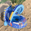 Infant Inflatable Swimming Float Seat with Sunshade