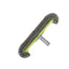Cabezal de Cepillo para Piscina de Aluminio Resistente de 17.5" con 7 Filas de Cerdas de Nylon para Cepillo de Limpieza de Esquinas de Piscina