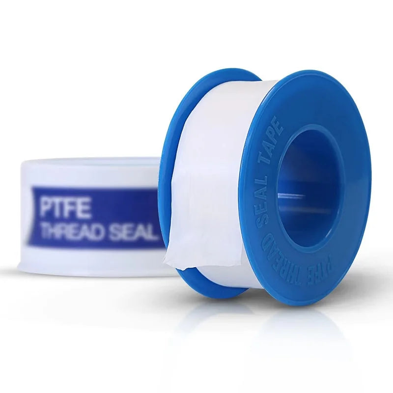 5 Rollos 20M Cinta de Sellado de Rosca de PTFE Blanca para Tubería de Agua