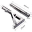2 Pack Folding Shelf Bracket Heavy Duty Triangle Wall Mounted Stainless Steel Support for Workbench Table and Storage