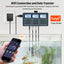 Tester de Calidad de Agua 8 en 1 Tuya WiFi S.G/PH/EC/ORP/TDS/CF/SAL/TEMP Analizador de Medición Detector de Calidad de Agua DIY Monitor de Agua con Retroiluminación LCD