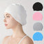 Gorro de natación unisex de silicona impermeable antideslizante para piscina, playa, buceo y uso diario