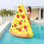 Flotador inflable gigante en forma de rebanada de pizza para piscina, colchoneta de agua, anillo de natación para diversión en fiestas de piscina de verano