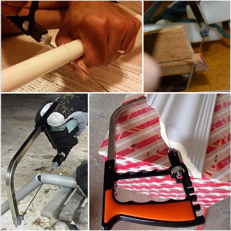 Set di Seghetti Multifunzionali Mini 7-in-1 per Progetti Fai-da-te Domestici