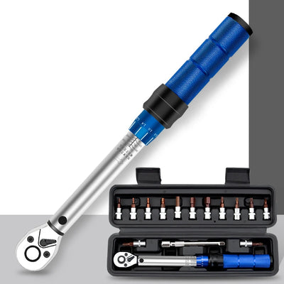 Bike Torque Wrench Set - 1/4" Allen Key Tool, 2-24Nm