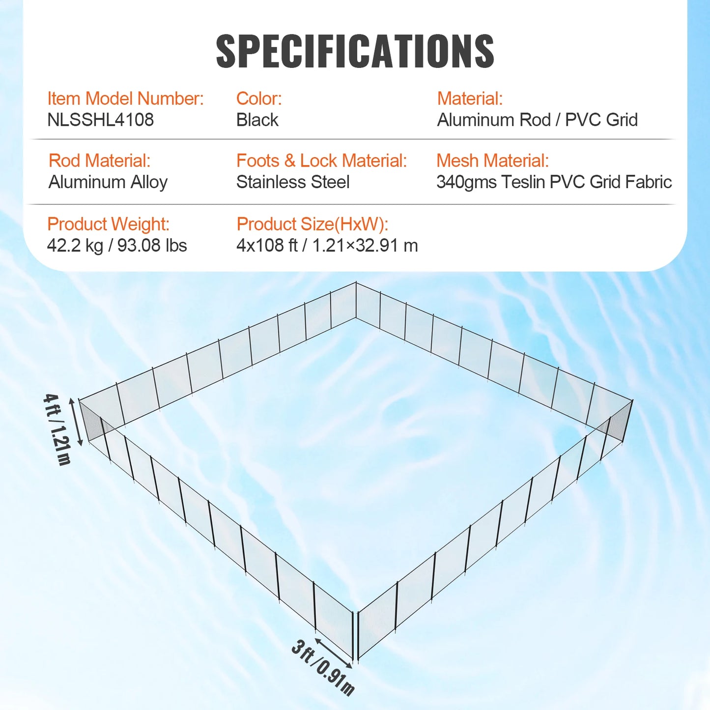 Pool Fence Pool Fences for Inground Pools Removable Protects Kids and Pets