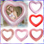 Heart Shaped Inflatable Pool Float for Kids and Adults PVC Swimming Ring Floatie Durable Water Toy for Beach and Pool Party Use