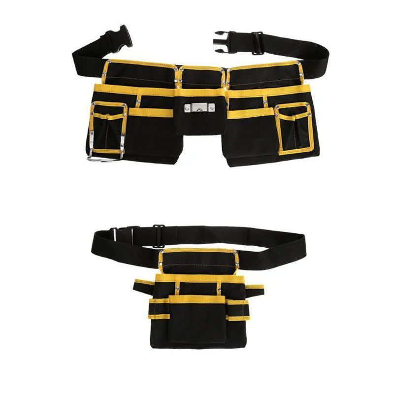 Sac à outils multifonctionnel en tissu Oxford pour électricien, pochette de ceinture, support de rangement, organisateur