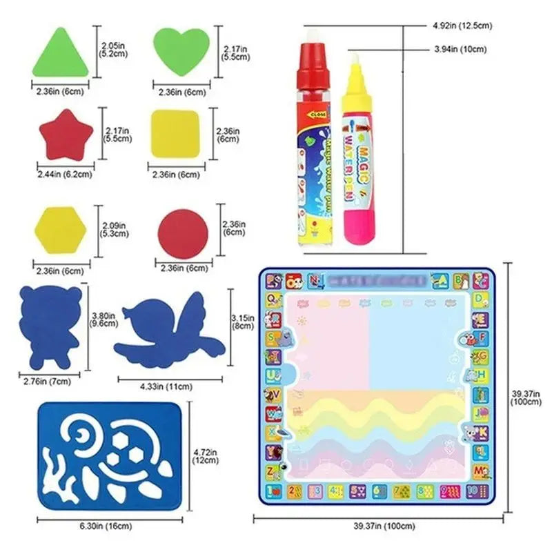 Children's Water Canvas - Reusable EVA Art Board for Ages 14+