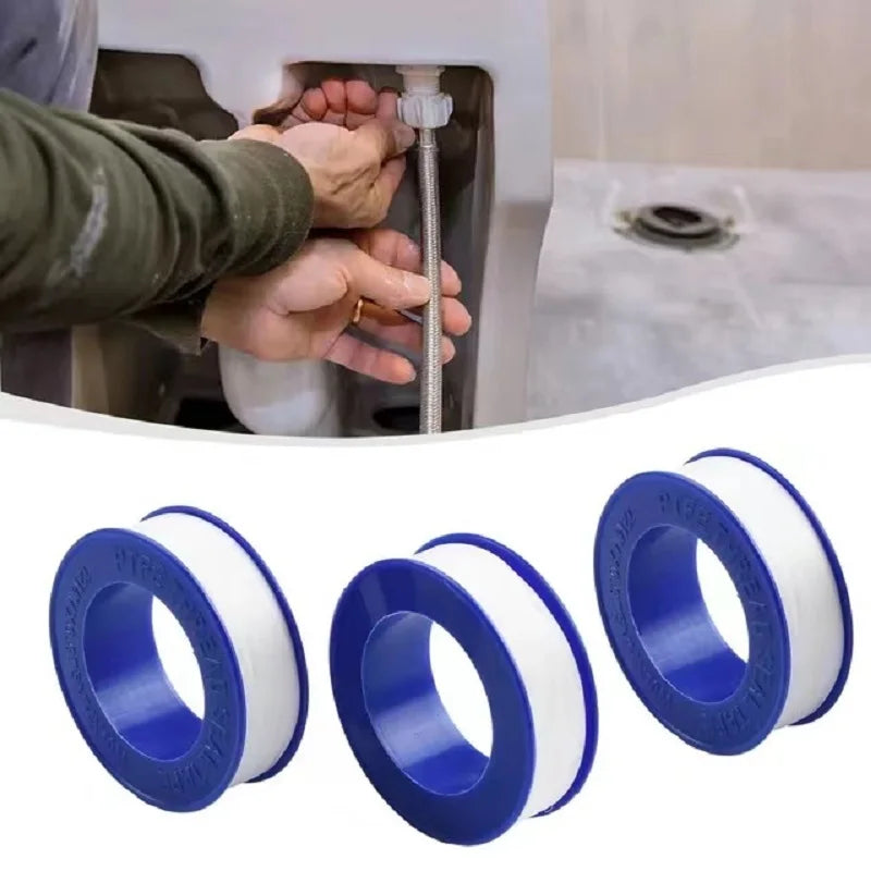 5 Rollos 20M Cinta de Sellado de Rosca de PTFE Blanca para Tubería de Agua