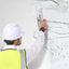 Truelle pour cloisons sèches en acier inoxydable avec prise confortable pour la finition du béton