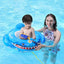 Inflatable Dinosaur Baby Swimming Float Seat with Canopy for Pool Kids Water Toy Swim Ring Boat