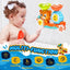 Jouet de bain cascade ours avec ventouses pour tout-petits (0 à 6 ans)