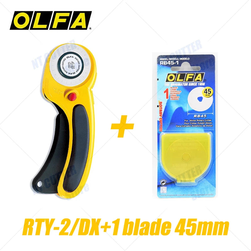 Circle Razor Original Japanese OLFA Circular Cutter Set for Precision Textile Cutti ...