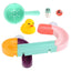 DIY Track Slide Suction Cup Bath Toy Set for Kids
