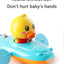 Yellow Duck Rowing Boat Bath Toy for Kids