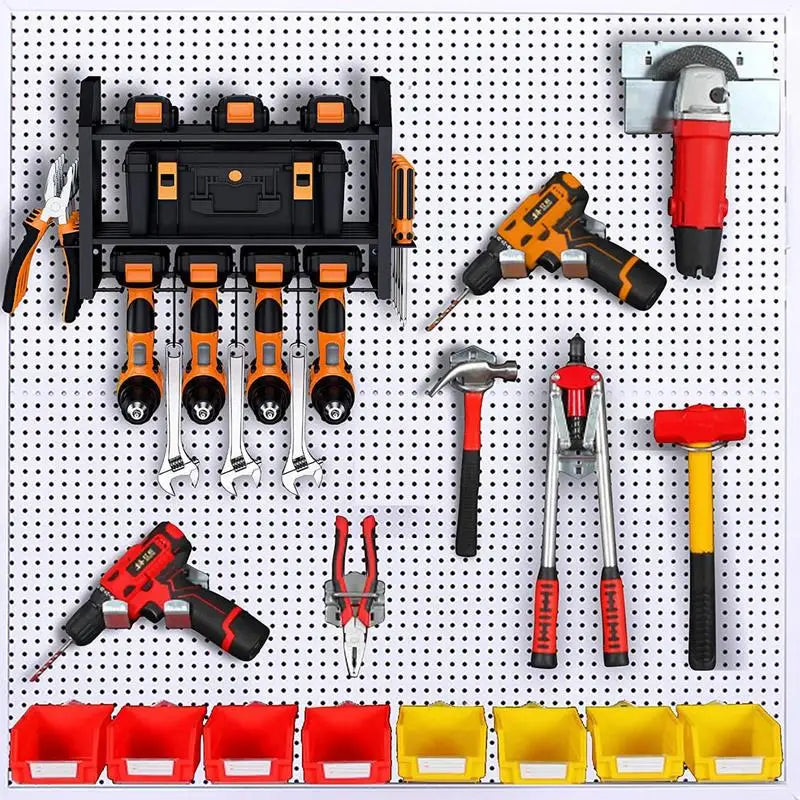 Organisateur mural pour outils électriques Support mural pour perceuse électrique Organisateur mural 3 couches Organisateur d'outils électriques détachable pour outils lourds