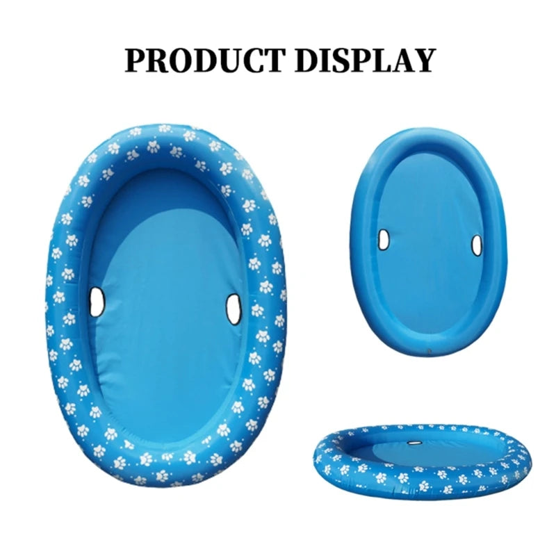 Flotteur de piscine gonflable pour chiots, radeau flottant pour piscine, voyage, été