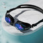 Occhialini da nuoto professionali per adulti, protezione contro la nebbia, protezione UV, occhiali da nuoto impermeabili in silicone con cinghie regolabili per uomini, donne e giovani.